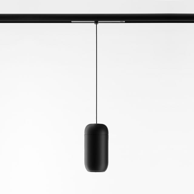 Artemide Gople System - Spot Pendant Track - 80 - 2700K - 22° - Dimmable DALI - Black — CA30104