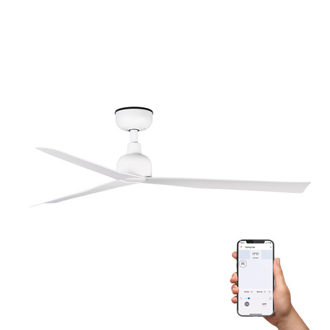 Faro Barcelona MARINE M Ceiling fan white IP44 TUYA — manufacturer representative image