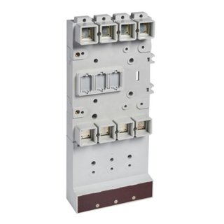 BTicino Base 4P+ELM with rear terminals for M4 630 plug-in/draw-out version — M7B18