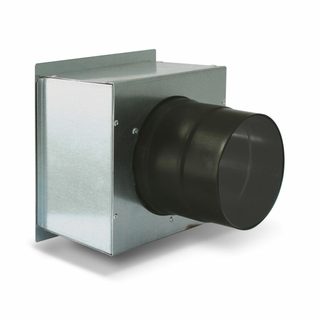 AVE Outer plenum in galvanised steel for design grilles – 1 rear outlet d125mm — VNXI125PM/200L
