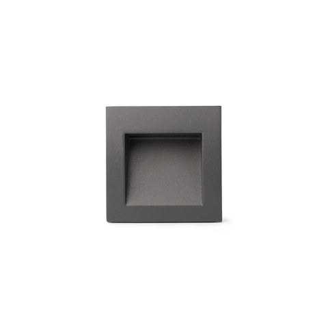 Faro Barcelona SEDNA SQ 90 Dark grey recessed lamp — manufacturer representative image