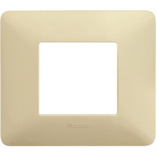 BTicino Cover plate 2 modules — AM4802BCD