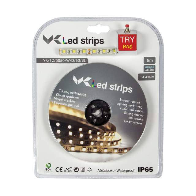 VK Lighting VK/12/5050/W/D/60/BL — 90009-074701 — manufacturer product image