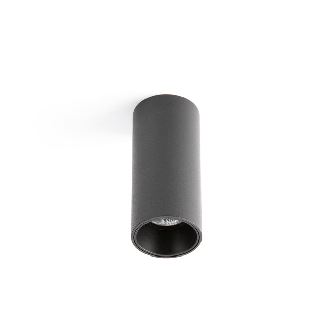 Faro Barcelona FOX Black ceiling lamp 5W 2700K 36° — 44501