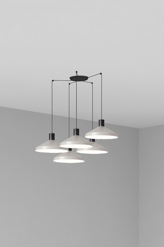 Faro Barcelona KOMBO 400 5L Grey pendant lamp — manufacturer representative image