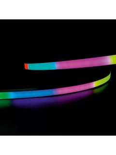 Zambelis LS76 LED RUBBER 16x20MM DMX NEON TOP BENDING 24V 15W/m 70 LEDs/m RGBW-3000K IP67