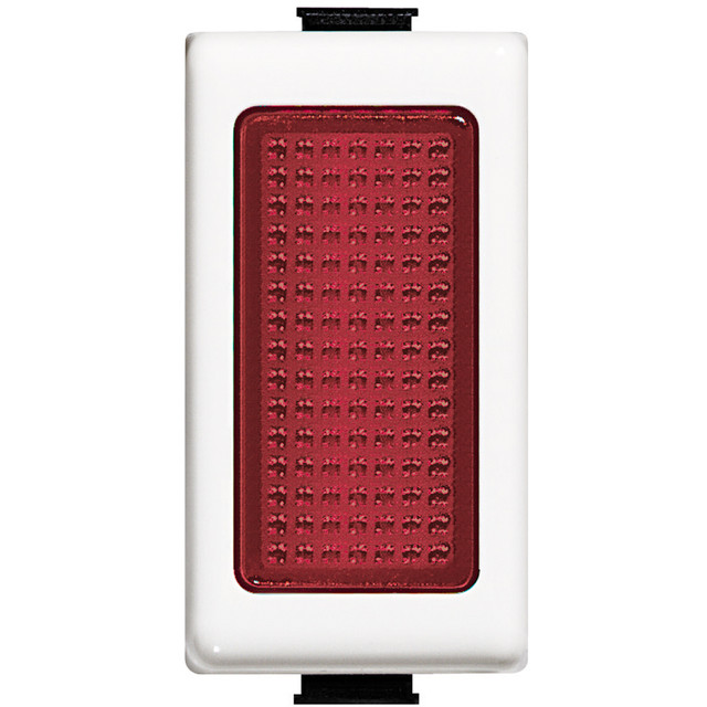 BTicino Lamp carrier with red Light — AM5060RAB