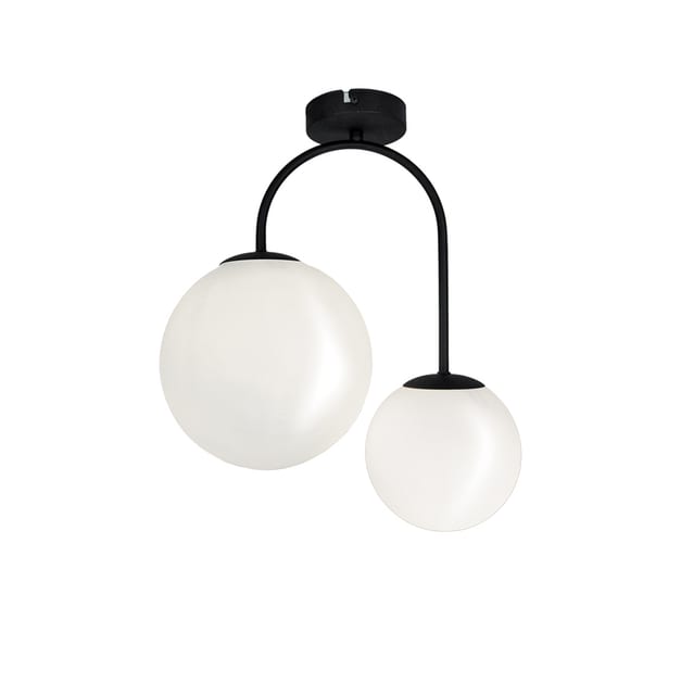 Viokef 2/Lights Ceiling Lamp Black Anouk — 4228700