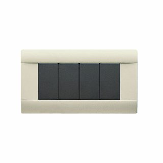 AVE PLATE THERMOPL. 4 MOD. WHITE BLANC — 45P04BP
