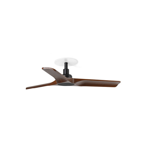Faro Barcelona HEYWOOD RECESSED S Ceiling fan black/walnut — manufacturer representative image