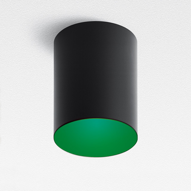 Artemide Tagora Ceiling 270 - 16°- 4000K - Black/Green — M248541 — manufacturer representative image