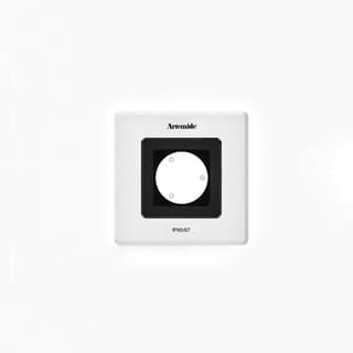 Artemide Ego Flat 90 downlight Square 24° 3000K Aluminium IK10 — T42004FLW00