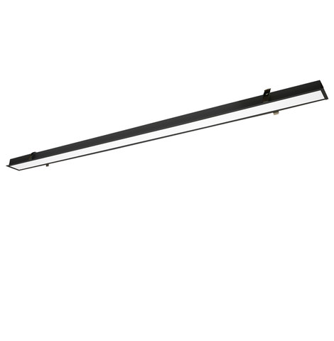 Viokef Linear Recessed L3100 4000K Black Dim. Station Ultra — manufacturer representative image