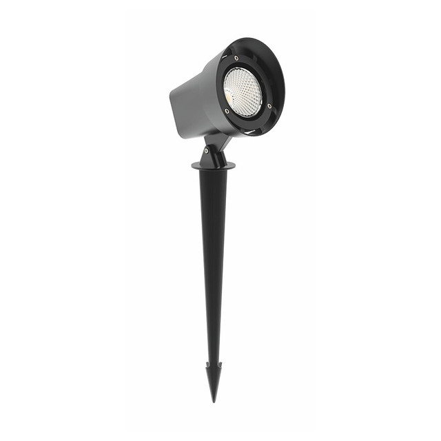 ACA Lighting LED COB SPOT LUMINAIRE & SPIKE 19W 1400LM 40° 230V AC 3.000K DARK GREY CRI80 IP65 30.000HRS — LG9202G