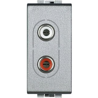 BTicino Connector RCA x 2 — NT4281