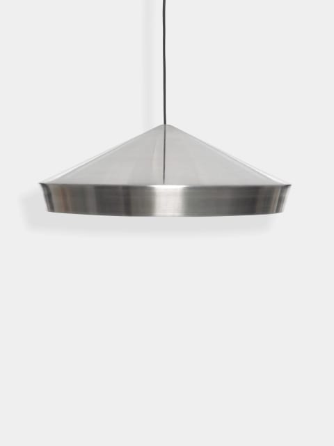 Tom Dixon Unbeaten Flat Pendant | Brushed Aluminium — BLS06A-PEUM5