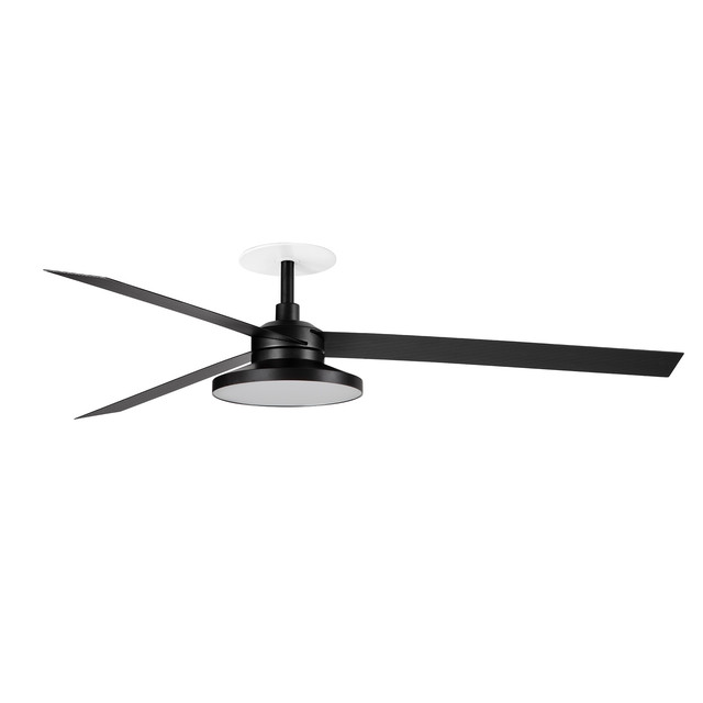 Faro Barcelona CRUISER RECESSED TAK XL Black fan 2700K — 34293R2W — manufacturer representative image