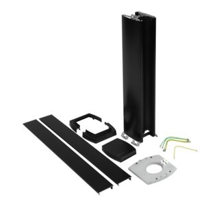 BTicino Interlink - double-face mini-column height 680 mm. Black color — 129051NNR