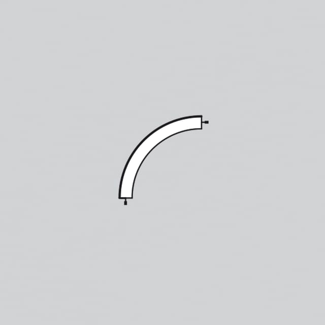 Artemide Alphabet of light system - Wall/Ceiling/Suspension - Vertical - Down - 3000K - Not Powered — 2125010AHE