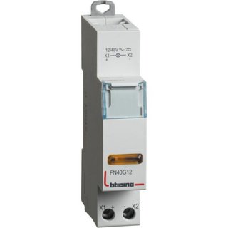 BTicino Pilot Light with yellow LED 12Vac - 1 module — FN40G12