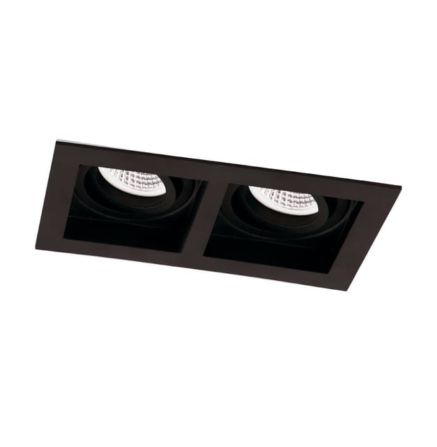 Viokef 2/Lights Recessed Spot Black Artsi — 4208101