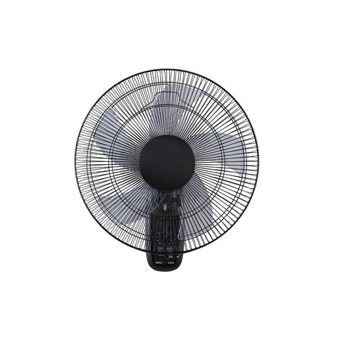 ACA Lighting WALL FAN, BLACK WITH 5 TRANSPARENT BLADES, REMOTE CONTROL, TIMER, DIAM45, AC 50W — manufacturer representative image