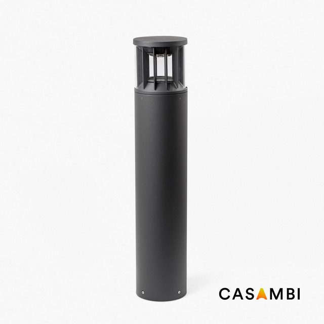 Faro Barcelona SCREEN 800 Dark grey bollard lamp 2700K 180º CASAMBI — 751102C