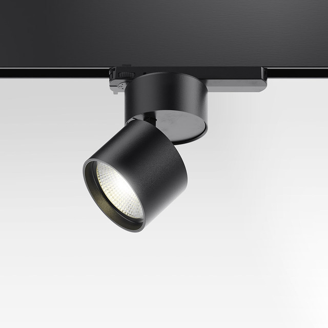 Artemide Hoy 3-Phase Track - 90 - 50° - 3000K - Undimmable - Black — BM21904 — manufacturer representative image