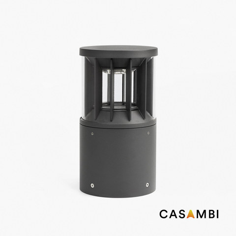 Faro Barcelona SCREEN 250 Dark grey post lamp 3000K 360º CASAMBI — manufacturer representative image