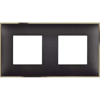 BTicino Cover plate - 2+2 horizontal/vertical installation modules — R4802M2BD