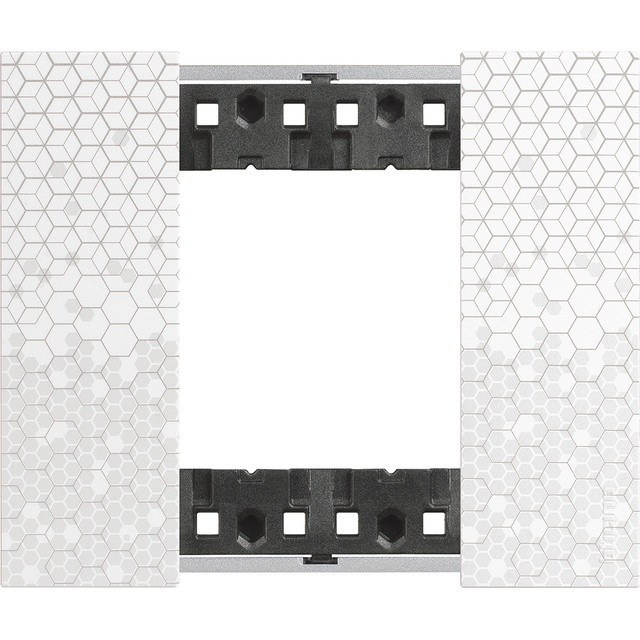 BTicino 2 modules Living Now plate — KA4802MW