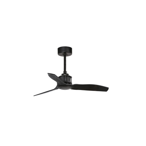 Faro Barcelona JUST FAN S Matt black fan — manufacturer representative image