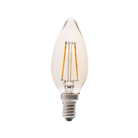 Faro Barcelona Bulb Ø45 E14 LED 2W 2200K 200Lm amber filament — manufacturer representative image