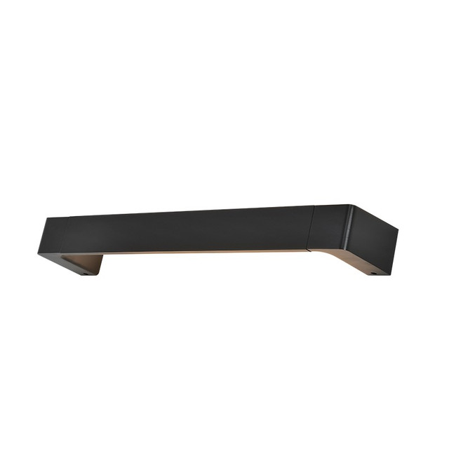 ACA Lighting NETTO WALL MOUNTED LED 12W 3000K ALUMINUM BLACK 60Χ6,4Χ10,5CM FOGA — ZD810412LEDBK
