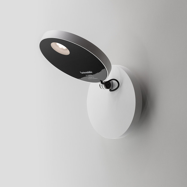 Artemide Demetra Spotlight - with Switch - 2700K - White — 1730W20A — manufacturer representative image