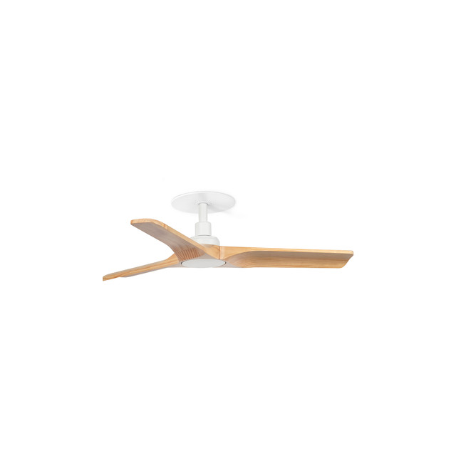 Faro Barcelona HEYWOOD RECESSED S Ceiling fan white/pine — 33805R
