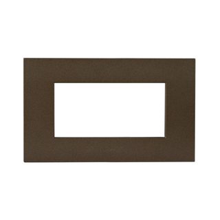 AVE SMART EASY S44 TECHNOPOLYMER PLATE, BRONZE COLOR – MATT FINISH – 4 MOD. — 44PSME4BRZ