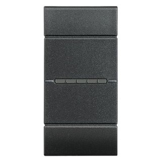 BTicino Neutral lightable key cover with diffuser - for axial controls — L4916