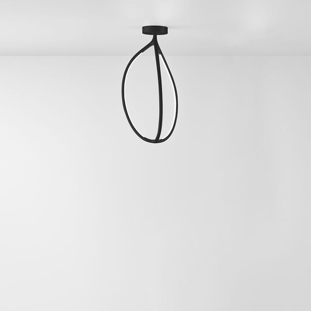 Artemide Arrival - Ceiling - 70 - 2700K - Matt Black - APP Compatible — 1554W30APP