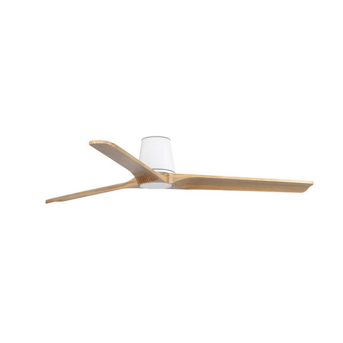 Faro Barcelona HEYWOOD TUB L Ceiling fan white/pine — manufacturer representative image