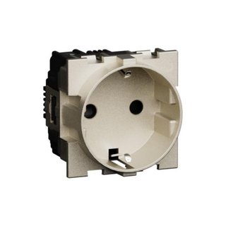 BTicino German standard socket 2 P+E 16 A 250 Va.c. — KC4141G