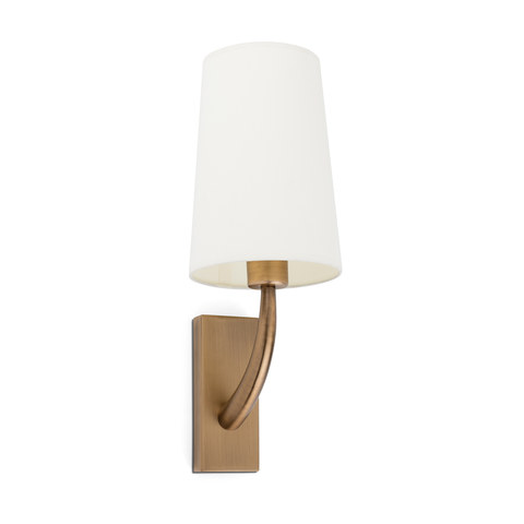 Faro Barcelona REM Old gold/white wall lamp — manufacturer representative image