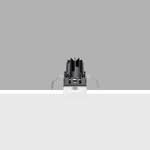 iGuzzini N145 — Fixed optic, recessed luminaire for a 2700K warm white LED lamp with a high color rendering index — manufacturer representative image