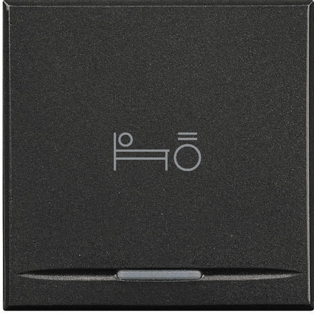 BTicino Key cover SCS for balancing commands with symbol Light "Room Light" — HS4915M2BL