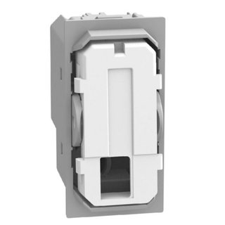 BTicino 4-way switch 1P 10AX 1 module, neutral, rocker, lightable, screw & plate terminals — Y4004