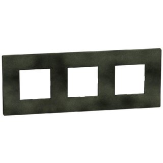 BTicino Light Now - Cover plate 2+2+2 modules - dark green — YA4802M3DG