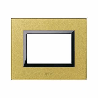 AVE VERA44 GLASS FRONT PLATE GOLD 3M — 44PV3GOLD