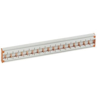 BTicino Cabling comb for Btdin 1P - 18 modules - In 63/80A (lateral/central feed) for IDROBOARD — FP18/1P