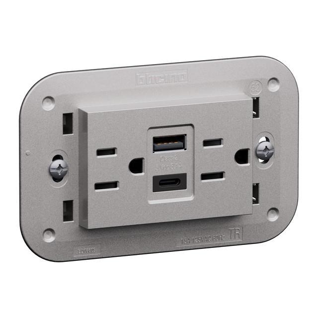 BTicino American standard 2 P+E 15 A - 127/250 Va.c. — KS4188AC