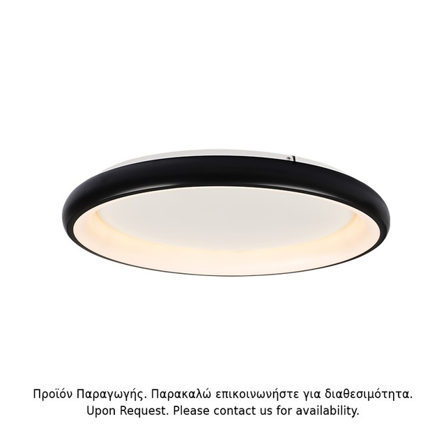 ACA Lighting CEILING LIGHT LED 73W DIMMER CCT 5250LM BLACK METAL D81XH8,5CM DIANA — BR71LEDC81BKCCTD